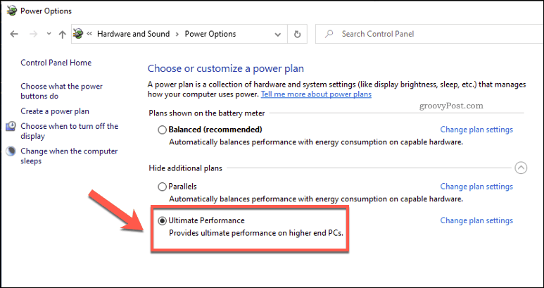 Aktivera Ultimate Performance Mode i Windows 10