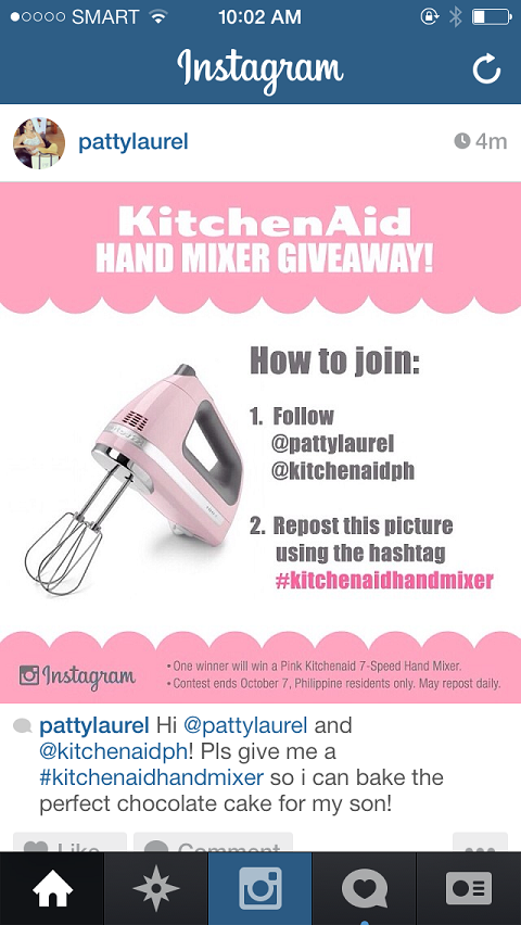 instagram kitchenaid hashtag exempel
