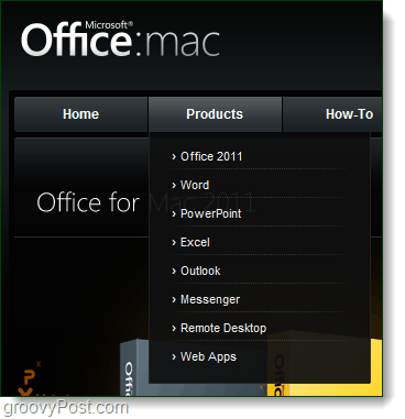 kontor för Mac-webbplats
