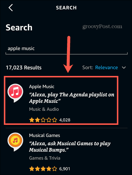 alexa apple music skicklighet
