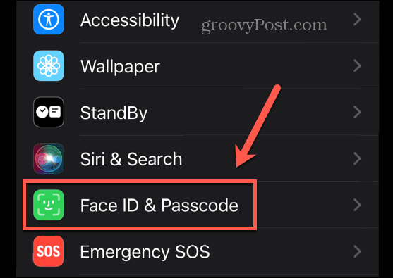 whatsapp ansikts-ID och lösenordsinställningar