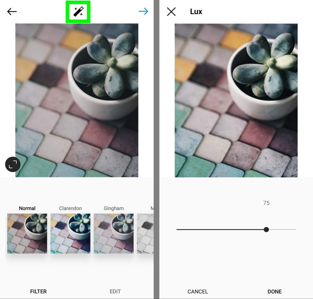 hur man redigerar-bilder-instagram-native-features-lux-steg-2