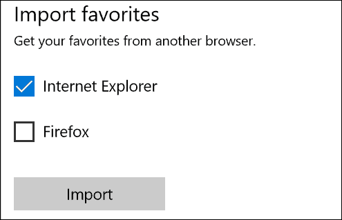 Importera från Firefox