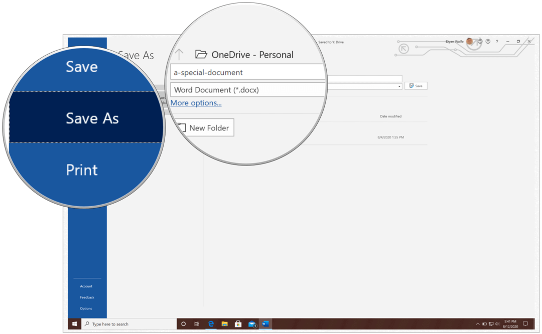 Hur du delar ditt Microsoft Word-dokument med OneDrive