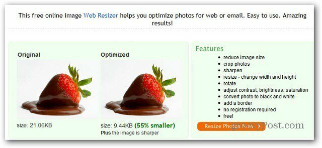 Hur man enkelt kan optimera bilder för webbanvändning