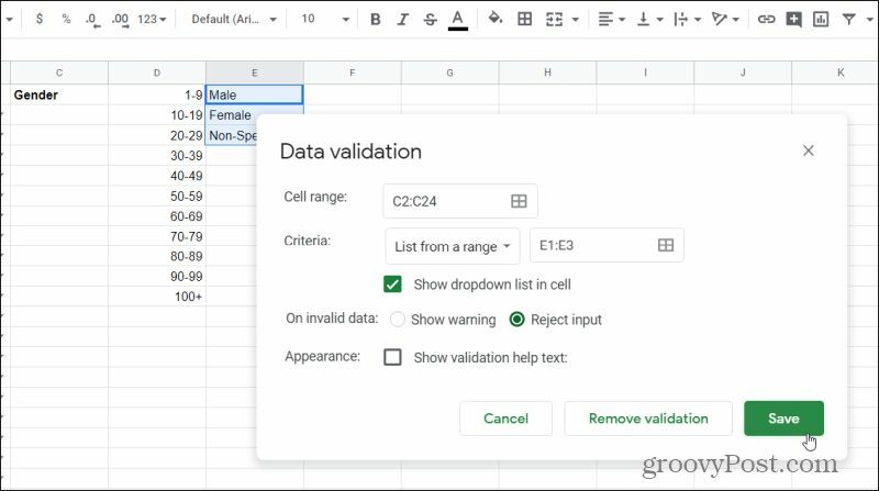 validering av könsdata