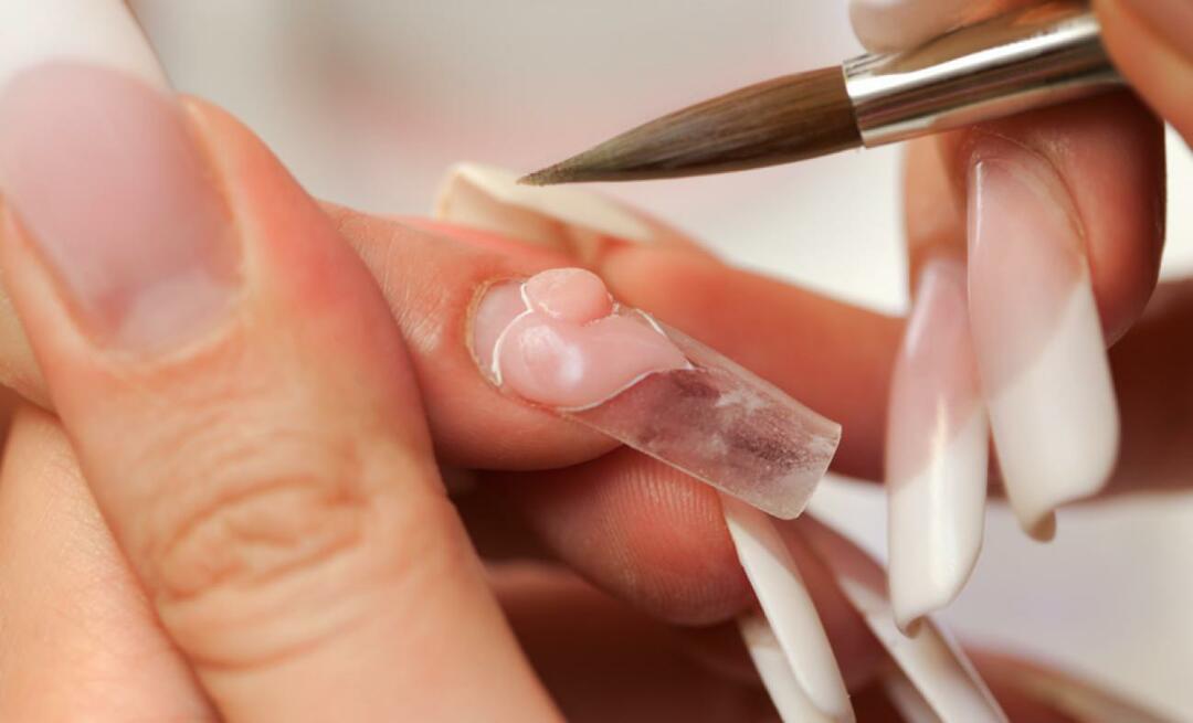 Vad är akrylnaglar och hur gör man akrylnaglar hemma? Applicering av nagelproteser 2023