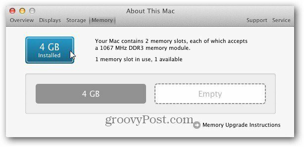 om Mac 4GB