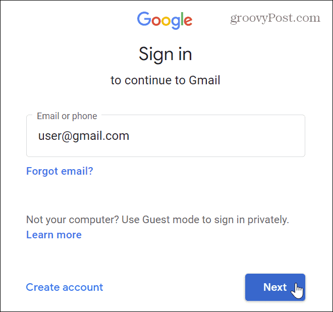 Lägg till Gmail i aktivitetsfältet i Windows 11