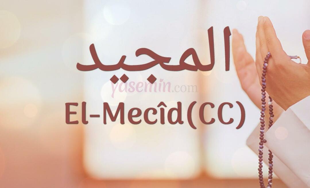 Vad betyder al-Majid (cc)? Varför är radbandet av Essence of Al-Macid (cc) att föredra?