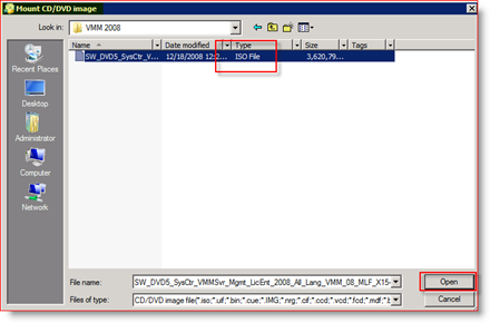 MagicISO Mount ISO i Virtual Drive för Windows Server 2008