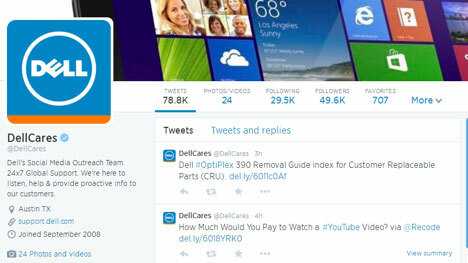 dell på twitter