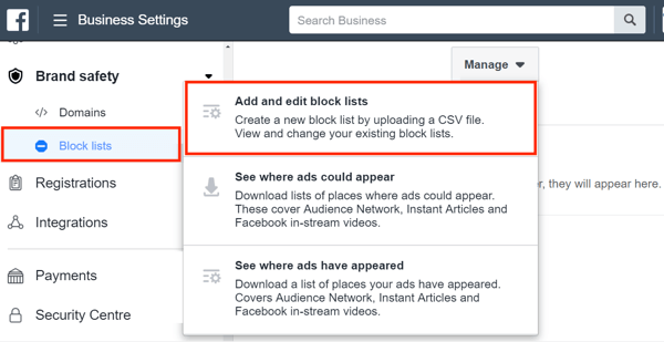 Använd Facebook Business Manager, steg 14.