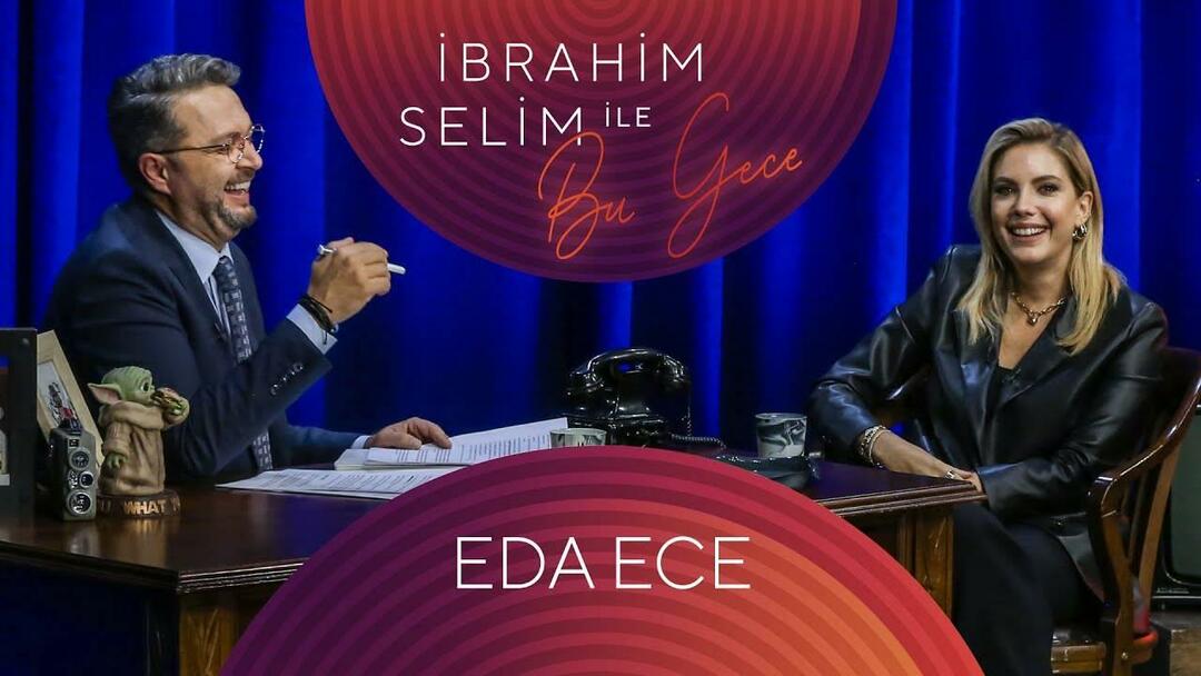 Eda Ece från Tonight med İbrahim Selim