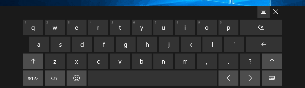 Tips för att komma igång med Windows 10-tangentbordet på skärmen