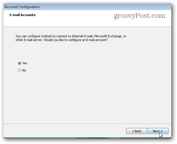 Outlook.com Outlook Hotmail Connector - Ställ in klienten - 2