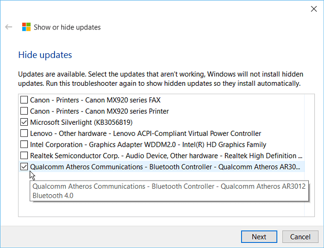Windows 10: Blockera automatiska Windows-uppdateringar med (KB3073930) Verktyg