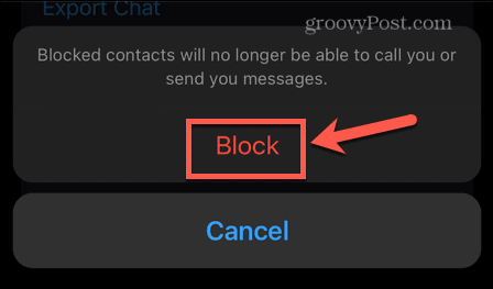 whatsapp bekräfta blockering