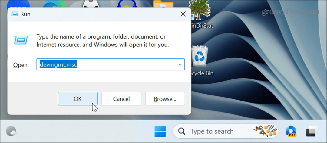 Öppna Enhetshanteraren i Windows 11