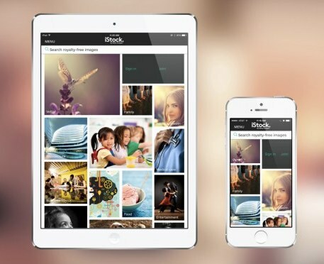 Getty Images iOS-appen