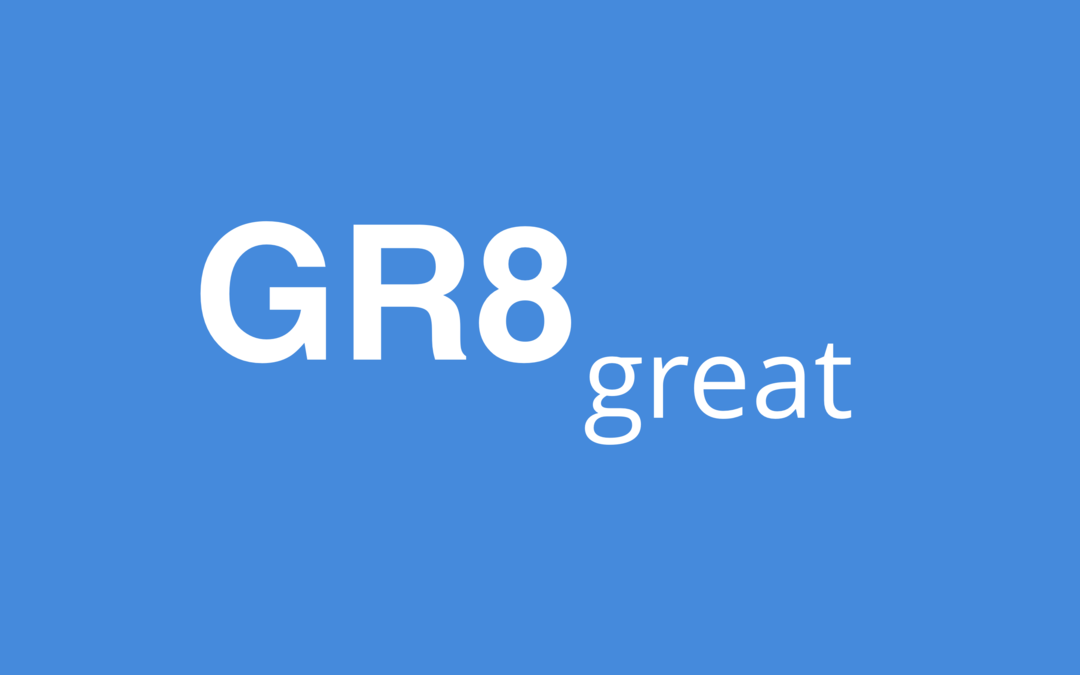 Vad betyder GR8 och hur använder jag det?