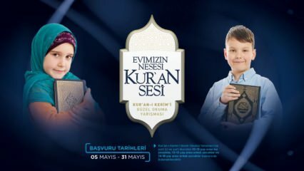 Tävlingsvillkor och priser till barnen från Diyanet för "Vackra läsning av Koranen"