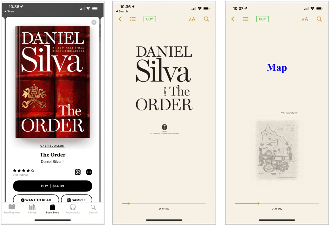 Apple Books kontra Amazon Kindle Books App 2020