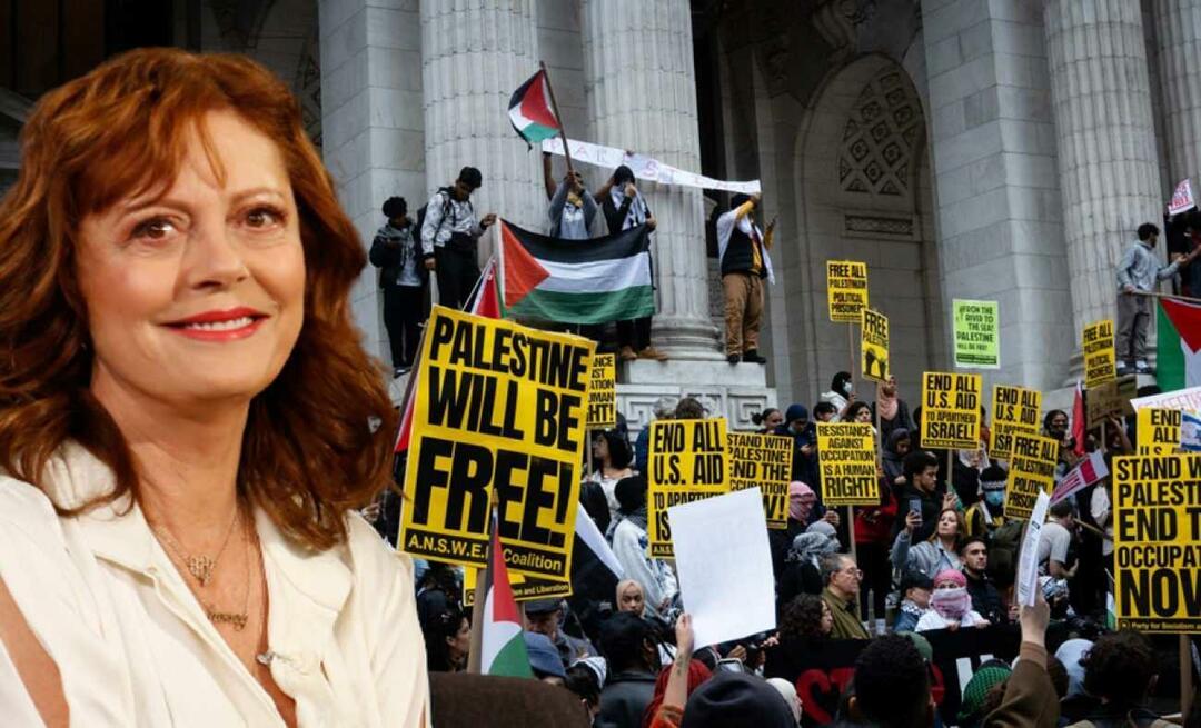 New York stod upp för Palestina! Susan Sarandon utmanade Israel: Det är dags att bli fri