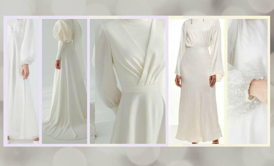 Vilka är de enkla brudklänningsmodellerna för hijab 2023? Moderna och eleganta modeller för hijabbröllopsklänning