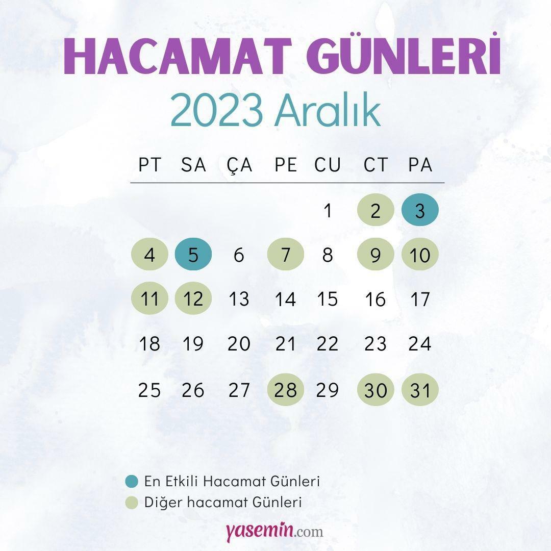 December Hacamat Days Kalender 2023