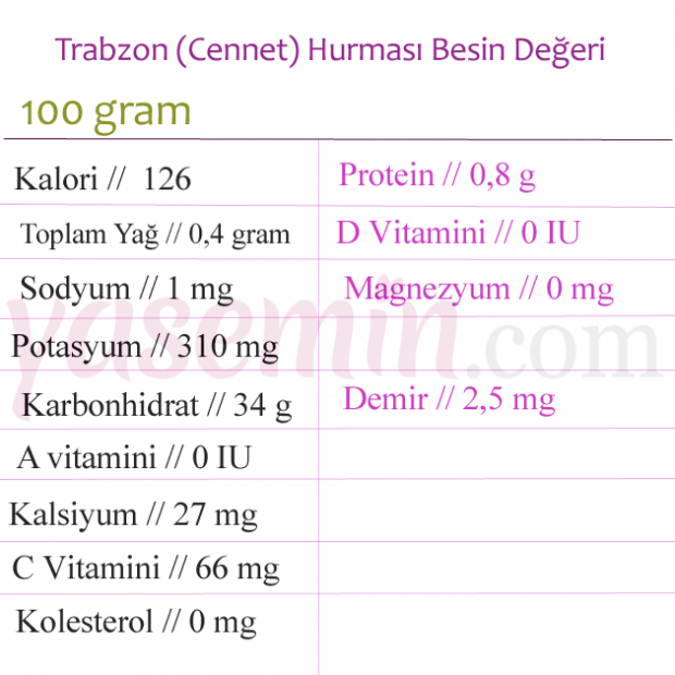Vilka är fördelarna med Trabzon (Cennet) -datum? Vilka sjukdomar är bra för persimon?
