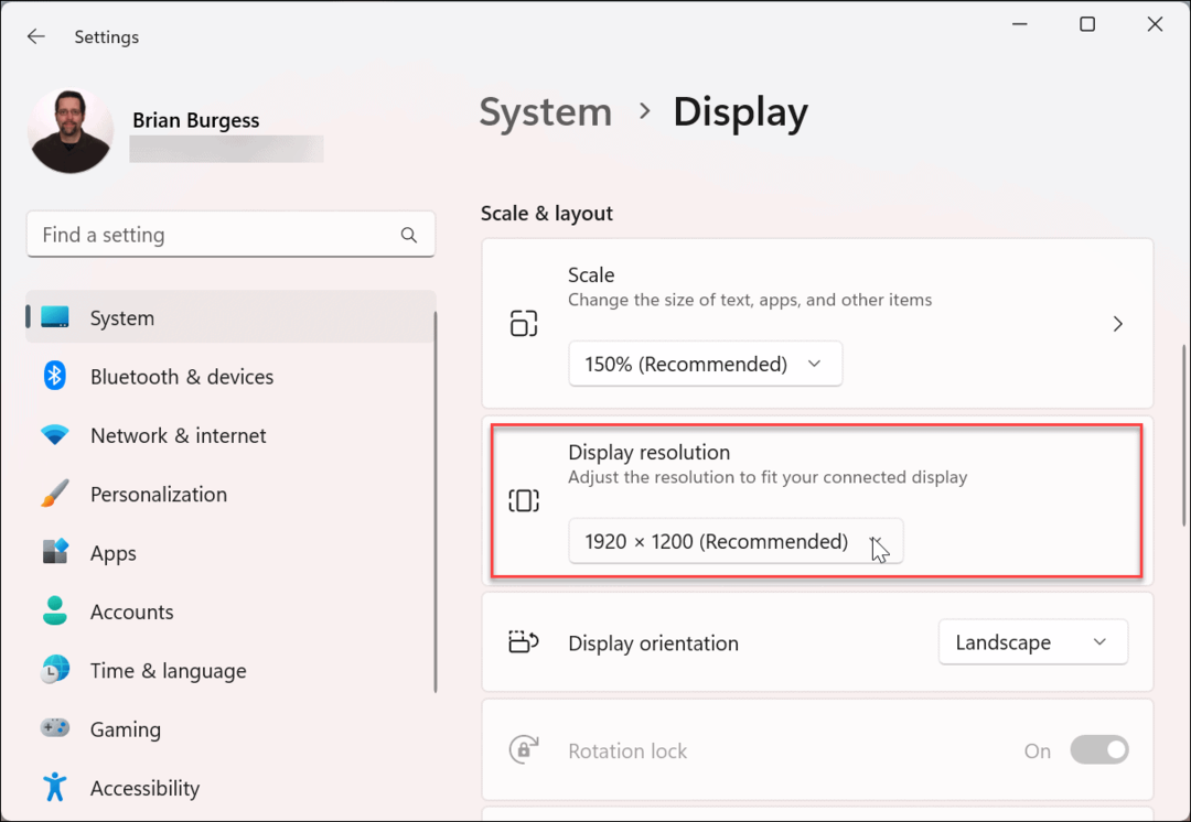 Hur man ändrar skärmupplösning på Windows 11