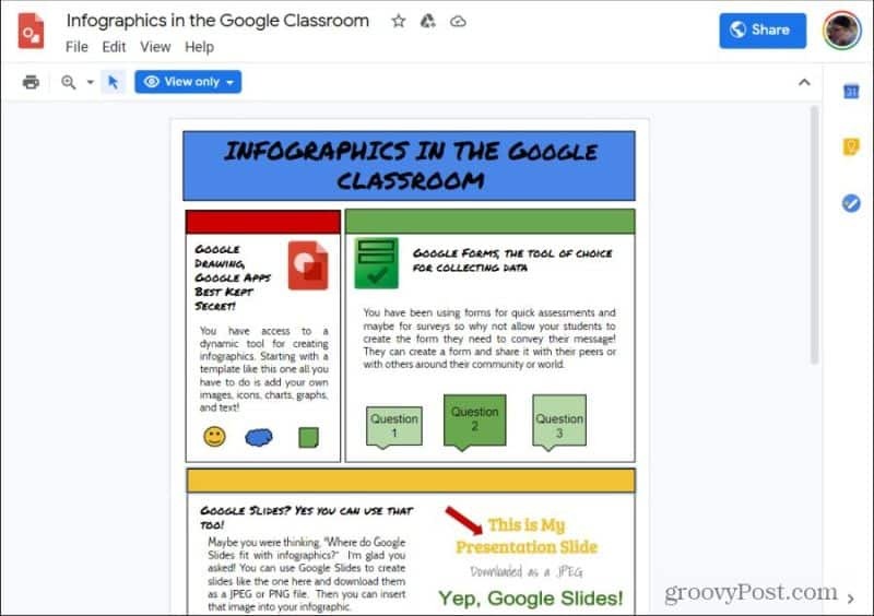 google ritningar infografik