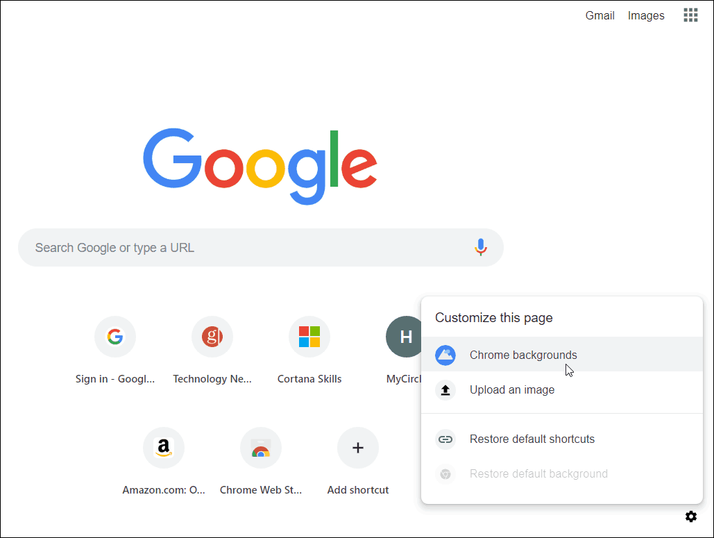 Alternativ för Chrome New Tab Page