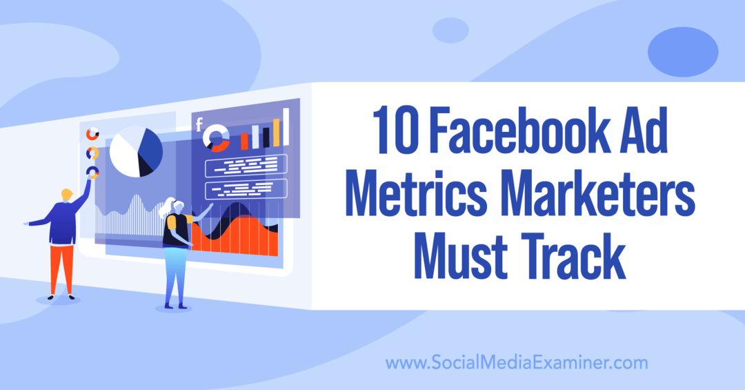 10 Facebook Ad Metrics Marketers Must Track av Charlie Lawrance på Social Media Examiner.