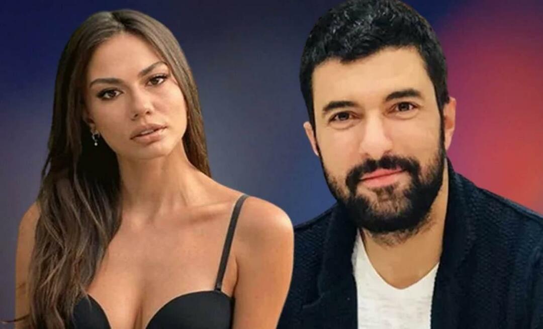 Den första posen från Engin Akyürek och Demet Özdemir i 