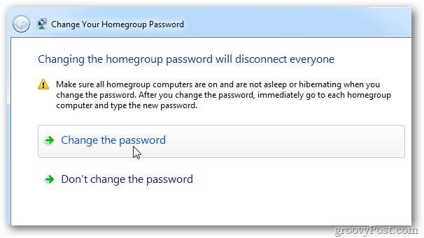 Ändra lösenord