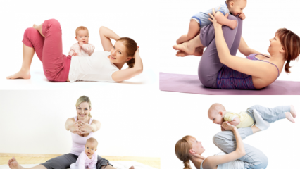 Vilka övningar ska göras efter förlossningen? Åtdragande rörelser i buken