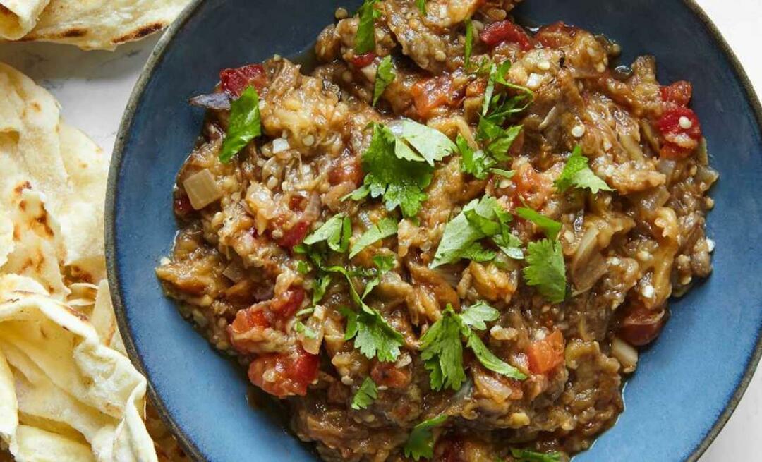 Hur får man baigan choka att höra av MasterChef? Recept på rostad auberginesås (baigan choka).