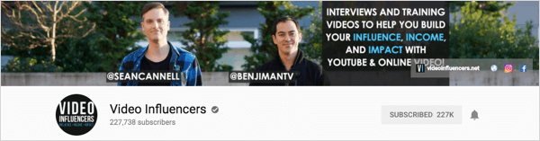 Video Influencers är en kanal som producerar veckovisa intervjuer.