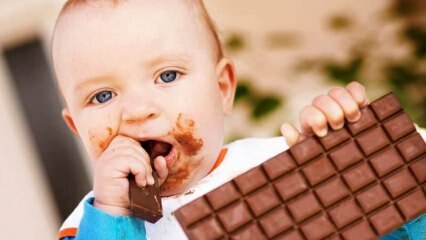 Kan barn äta choklad? Chokladmjölk recept för spädbarn