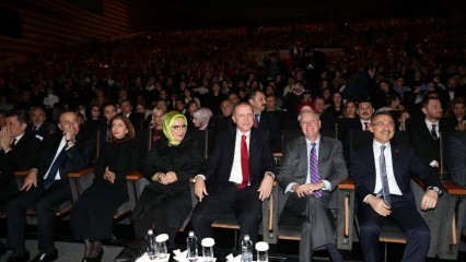 President Erdoğan och First Lady Fazıl Say deltog i konserten