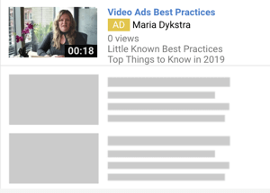 Så här ställer du in en YouTube-annonskampanj, steg 6, väljer ett YouTube-annonsformat, exempel på TrueView discovery-annonser