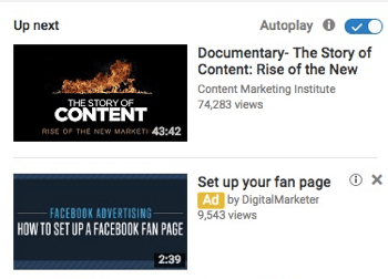  Din YouTube-annons som sponsrad video.