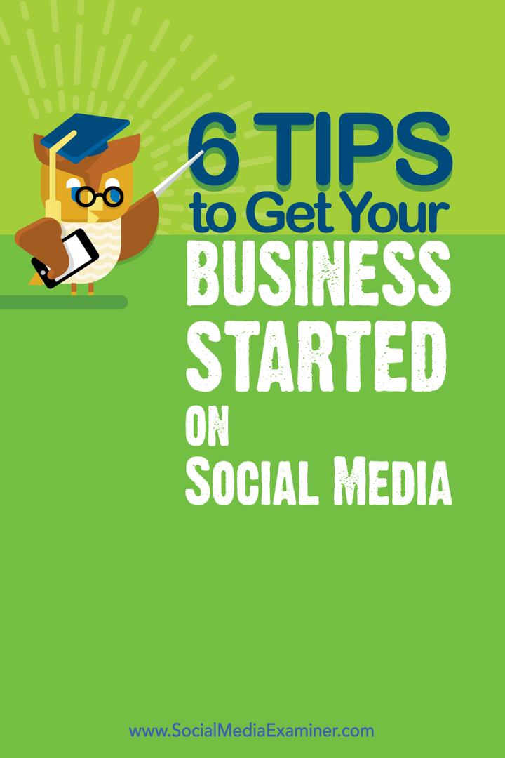 hur du får ditt företag igång på sociala medier