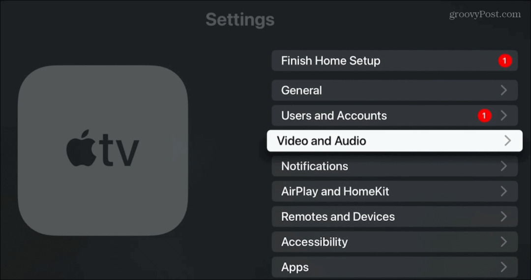 Hur man ändrar Apple TV-skärmupplösning