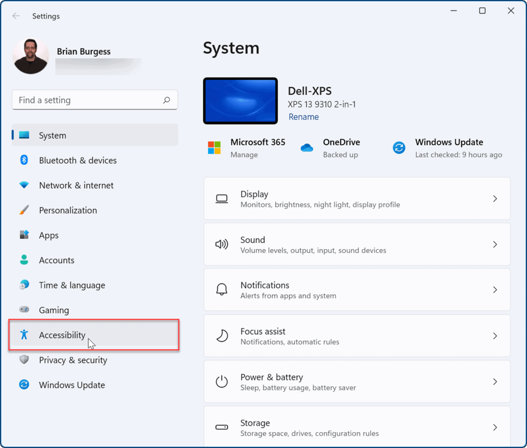 Windows 11 Inställningar Tillgänglighet