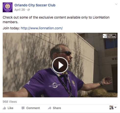 Orlando City Soccer Club Facebook