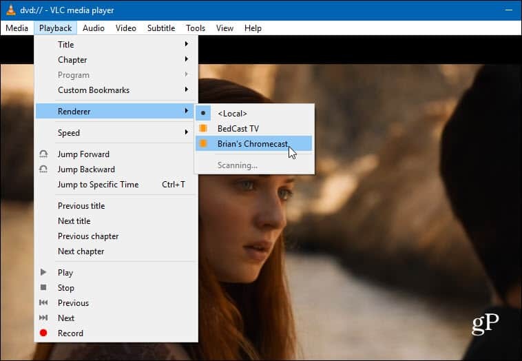 VLC Desktop till Chromecast