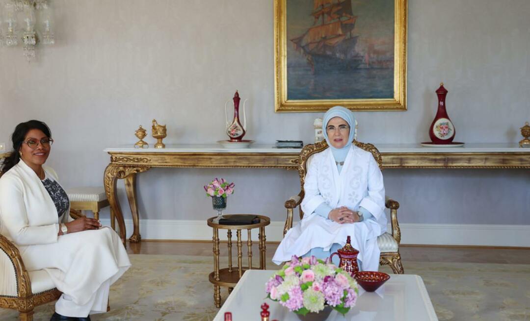 First Lady Erdoğan träffade Malcolm X: s dotter İlyasa Şahbaz